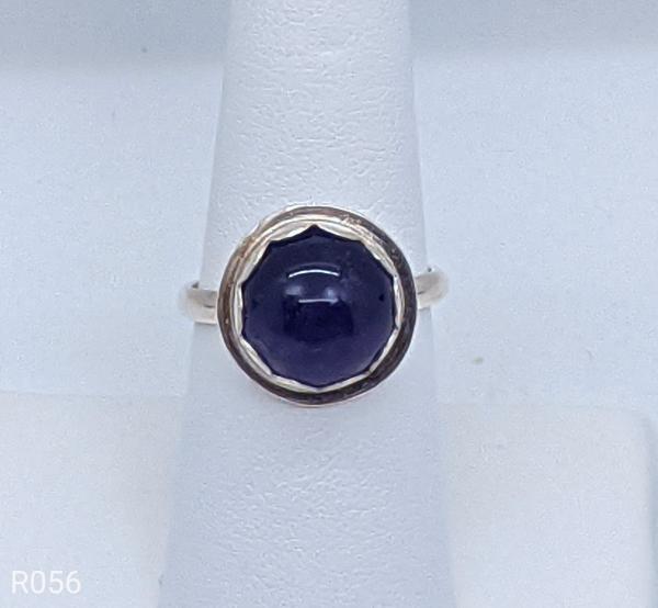 Amethyst in Sterling Silver size 7 1/2