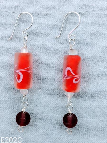 Glass on Sterling Silver
