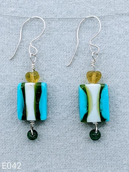 Glass on Sterling Silver