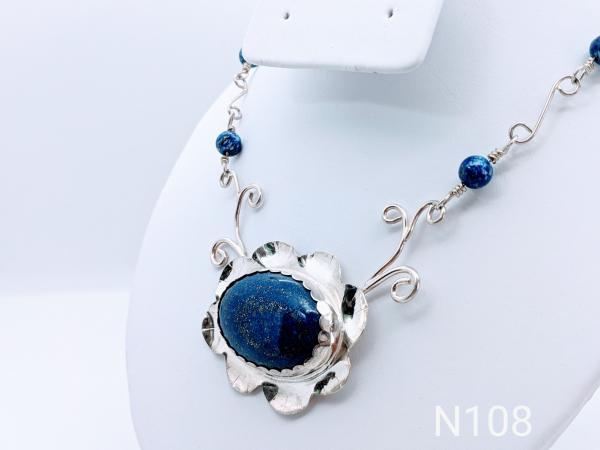 Lapis Lazuli set in sterling silver