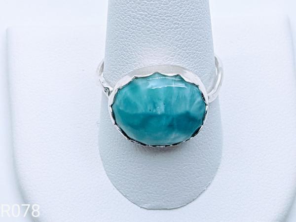 Larimar in Sterling Silver size 10