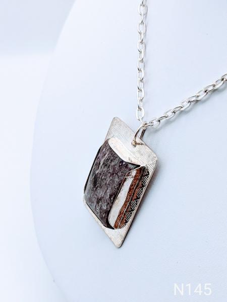 Charoite set in Sterling Silver