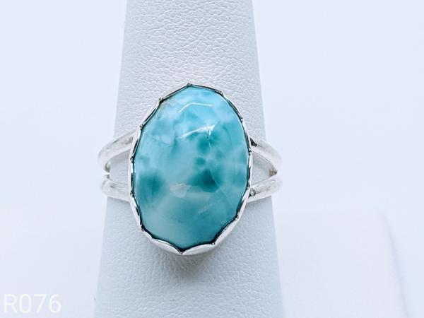 Larimar in Sterling Silver size 9