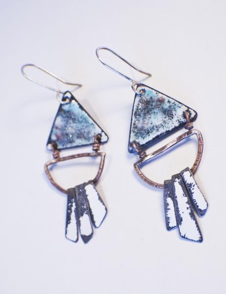 Triangle Boho Dangle Earrings