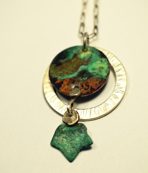 Patinated Ivy Leaf Necklace picture