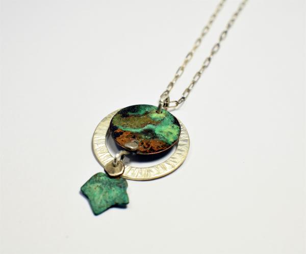 Patinated Ivy Leaf Necklace picture