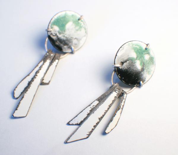 Abstract Dreamcatcher stud earrings picture