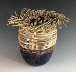 Makura Vessel with Palm Seed Pod Stems and Bakuli Pods