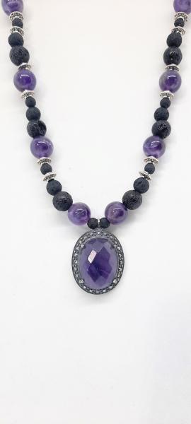 Royal Purple Lava Necklace picture