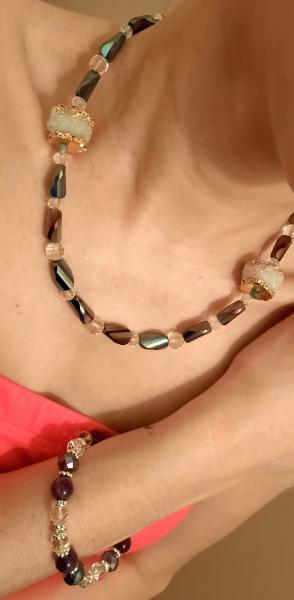 Druzy Quartz Necklace picture