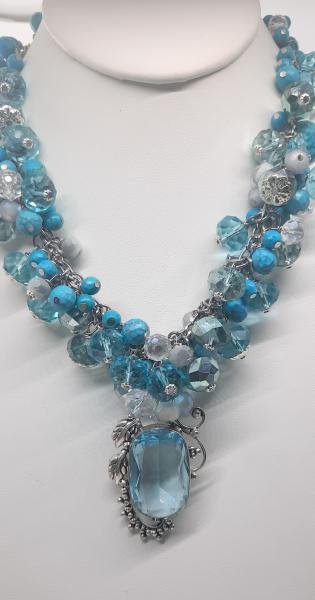 Turquoise Lake Charm Necklace picture
