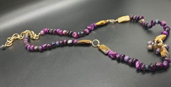 Royal Tiger's Eye Rope Necklace picture