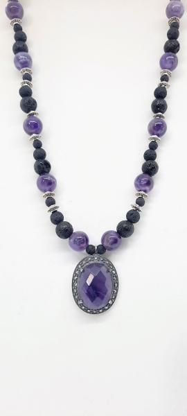 Royal Purple Lava Necklace picture