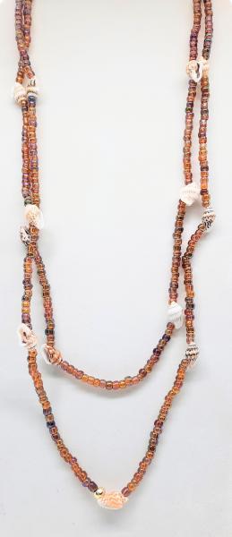 Amber Shells Rope Necklace picture