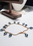 Sapphire Crystal Anklet