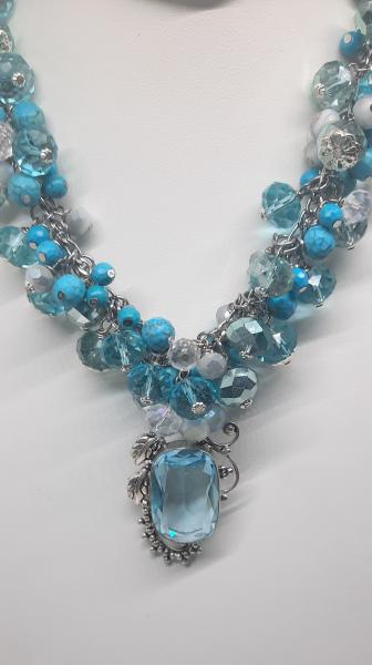 Turquoise Lake Charm Necklace picture