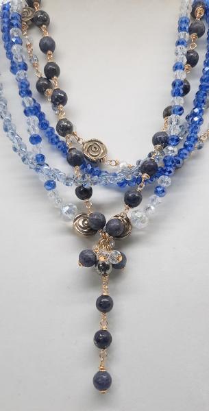 Blue Sunrise Goddess Necklace picture
