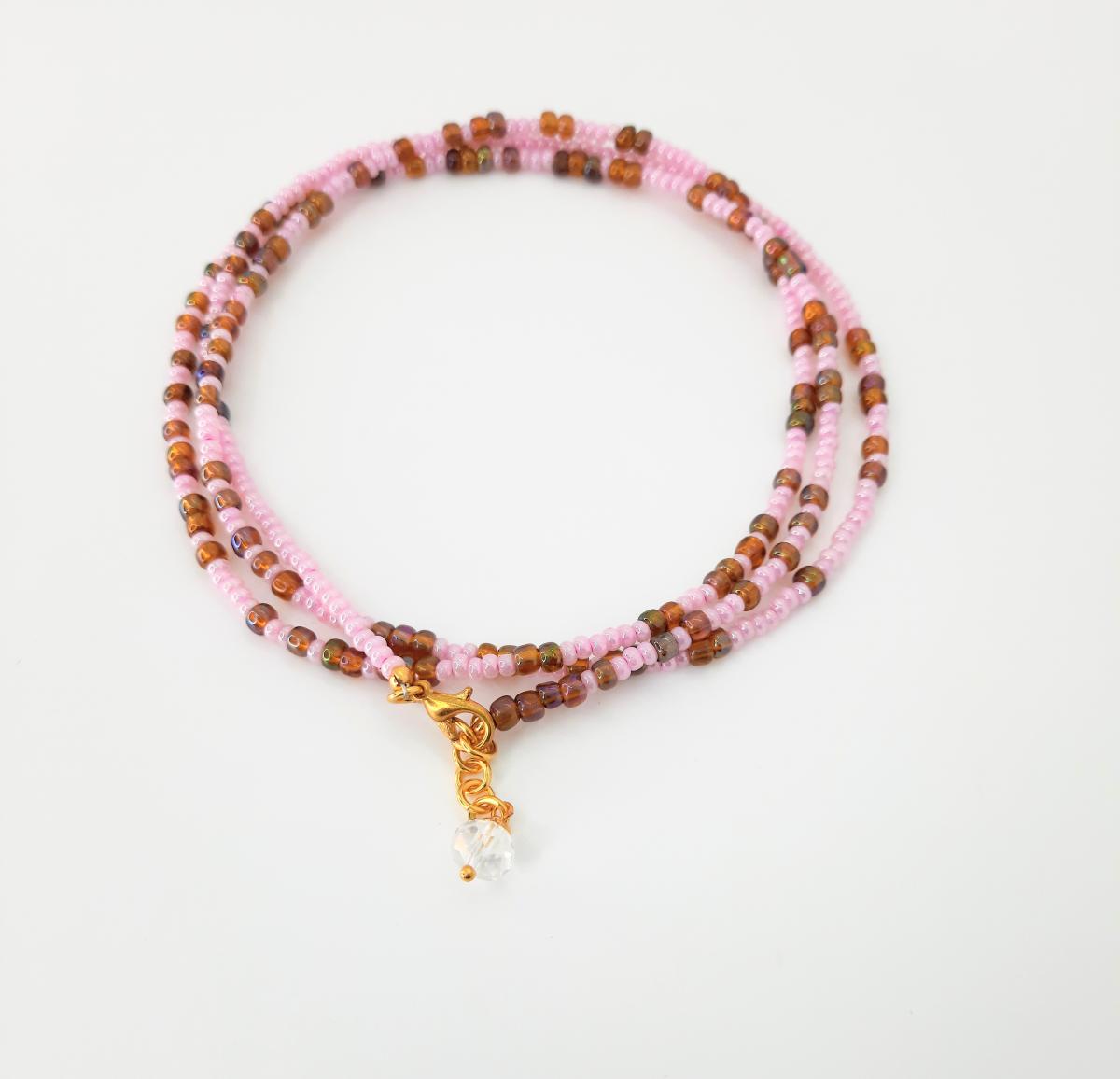 Blush Amber Waist Beads picture