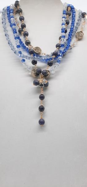 Blue Sunrise Goddess Necklace picture