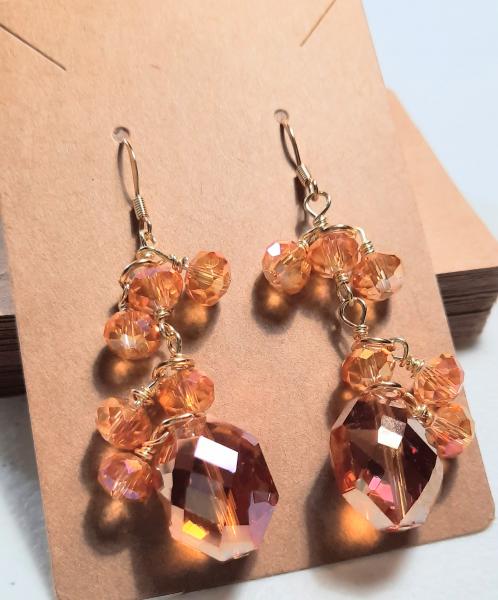 Amber Flowers Earrings picture