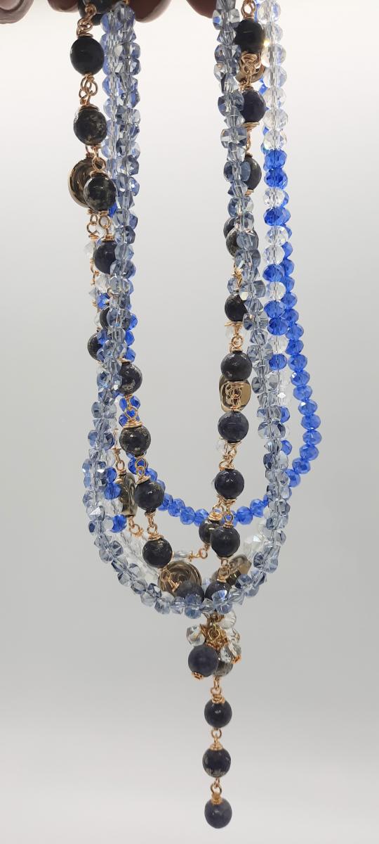 Blue Sunrise Goddess Necklace picture