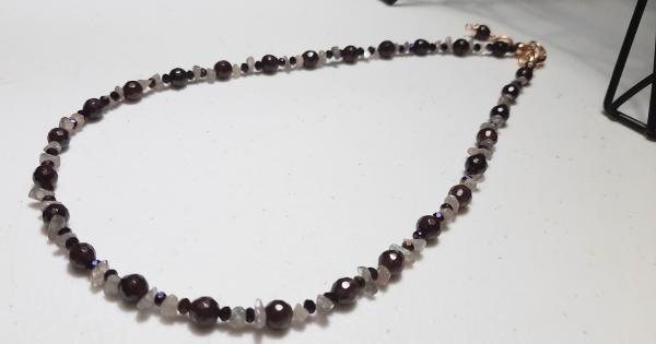 Garnet Fields Necklace