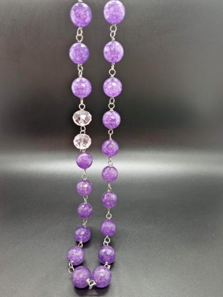 Barred Amethyst Necklace
