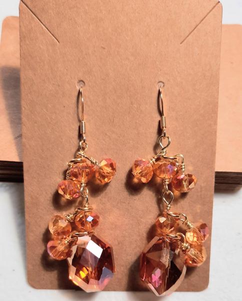 Amber Flowers Earrings picture