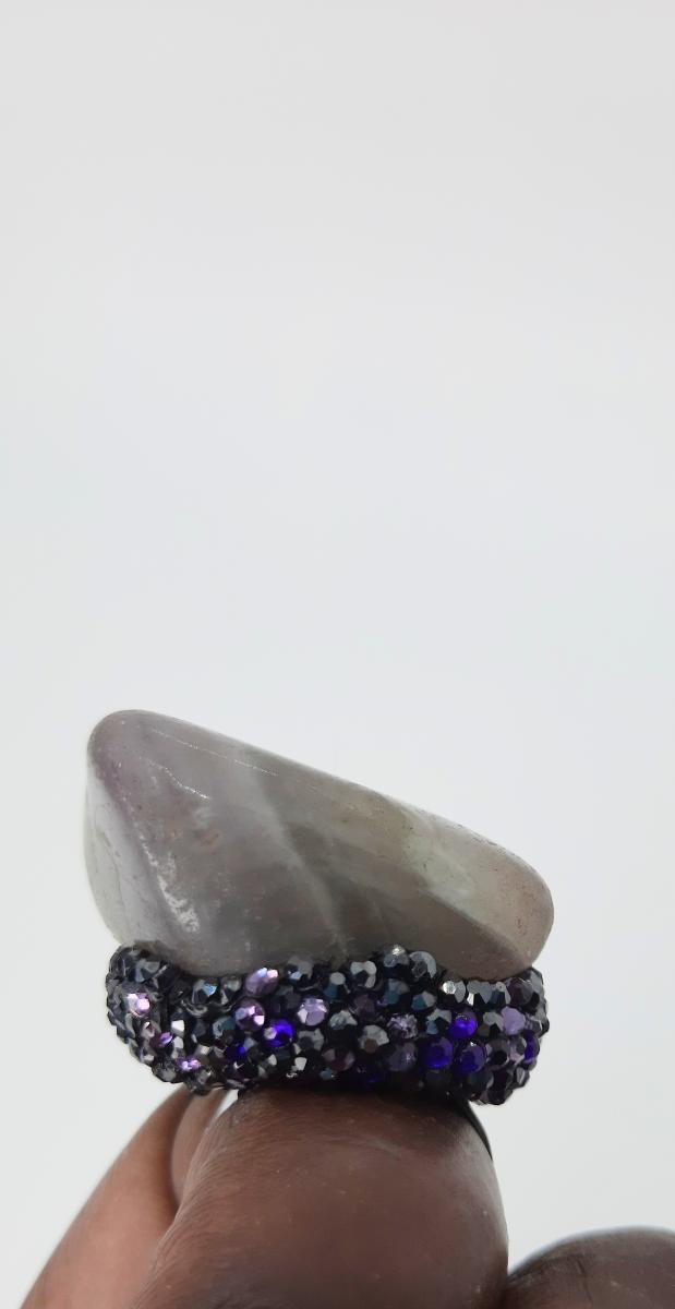 Fluorite Fields Pave' Ring picture