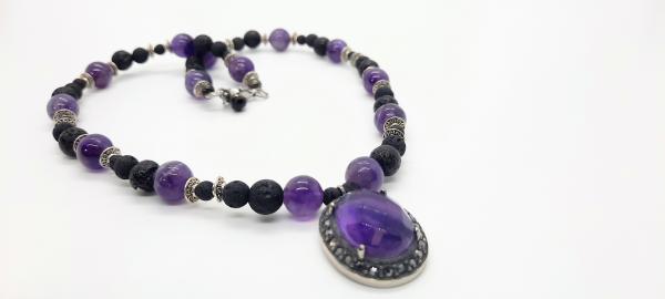 Royal Purple Lava Necklace picture