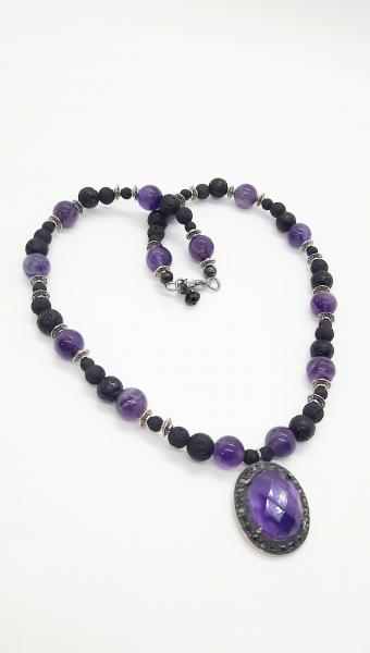 Royal Purple Lava Necklace picture