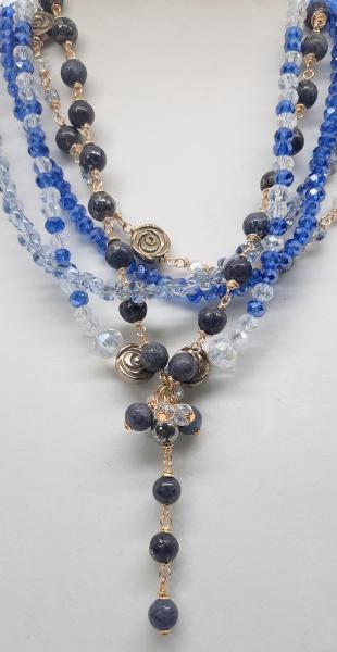 Blue Sunrise Goddess Necklace picture