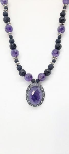 Royal Purple Lava Necklace picture
