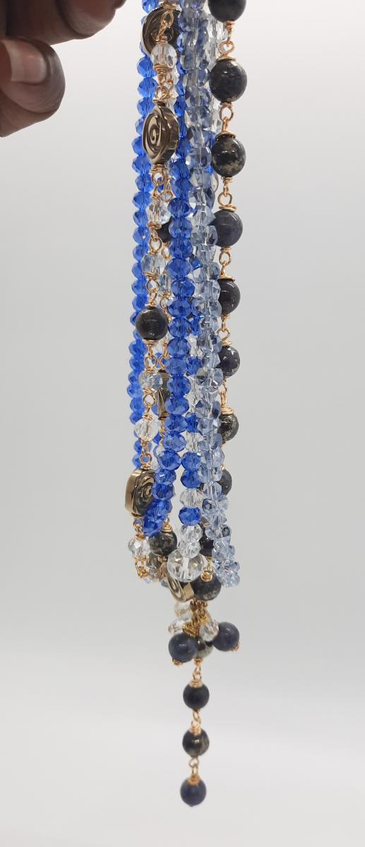 Blue Sunrise Goddess Necklace picture