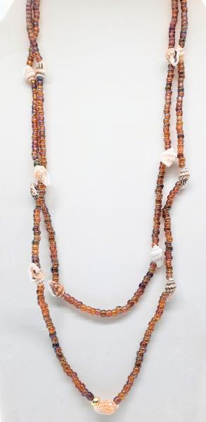 Amber Shells Rope Necklace picture