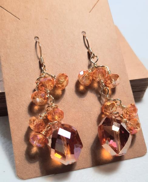 Amber Flowers Earrings picture
