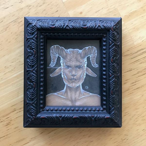 Mini Original Artwork: Fawn Portrait