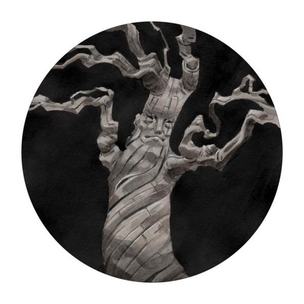 Tree Spirit: An Uncanny Forest Ent Painting picture