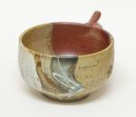 Soup Mug in Mat and Shino Glaze