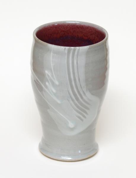 Tumbler in Mat and Copper Red Glaze