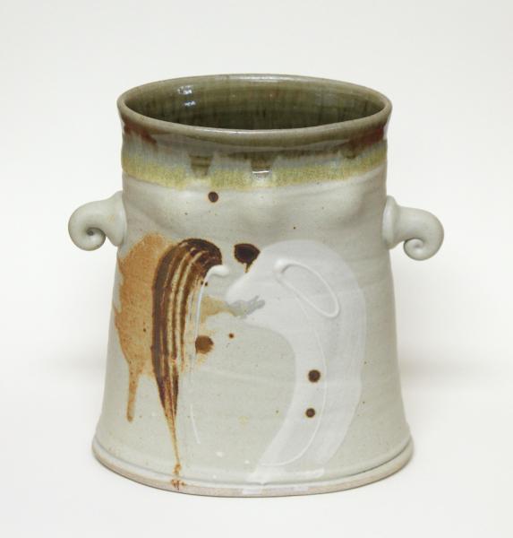 Oval Vase in Mat and Korean Celadon