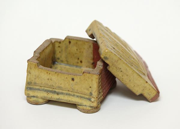 Rectangular Lidded Box in Mat/ Shino Glaze picture