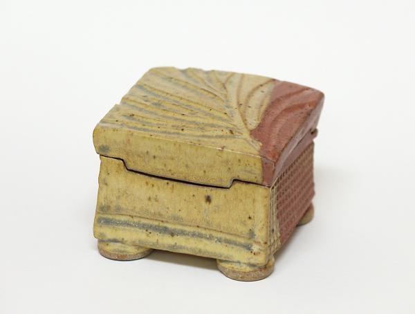 Rectangular Lidded Box in Mat/ Shino Glaze picture