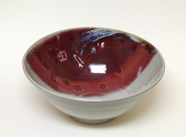 Serving Bowl in Blue Celadon/ Copper Red picture