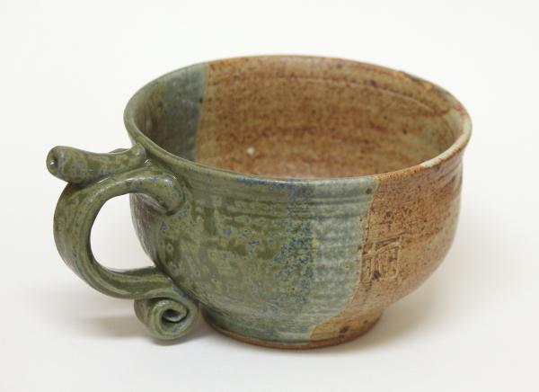 Soup Mug in Mat and Blue Ash picture