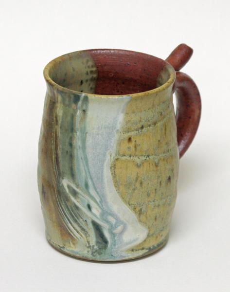 Mug in Mat and Shino Glaze