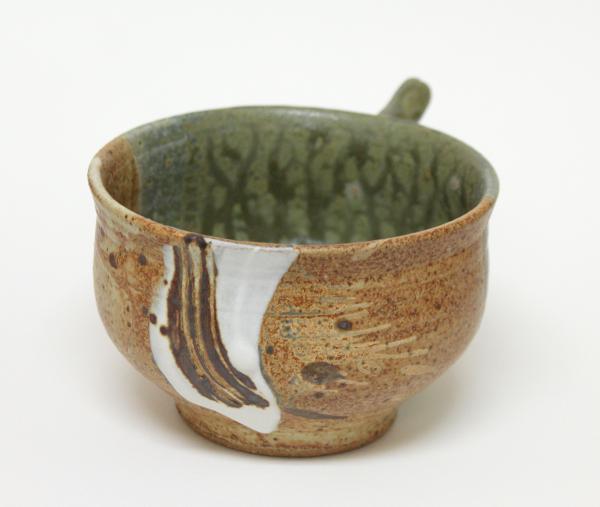 Soup Mug in Mat and Blue Ash