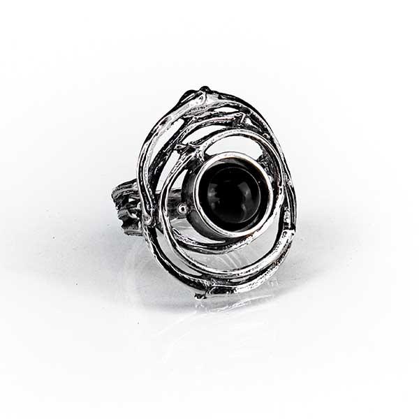 NESTED ONYX RING