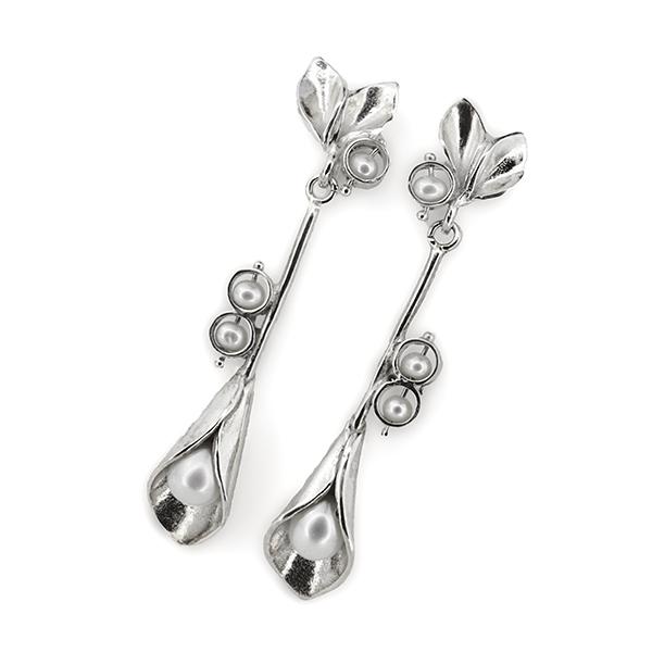 SMALL FLUTE DANGLE EARRINGS picture