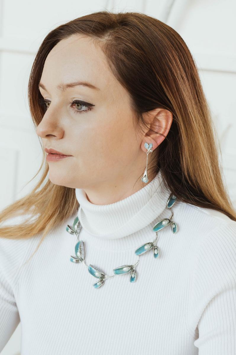 EMERGING PEARL LINK NECKLACE picture